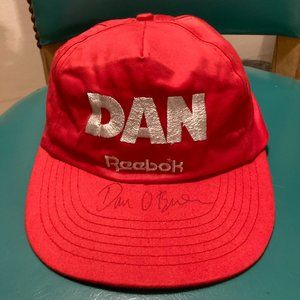 Rare Vintage Reebok DAN Autographed hat